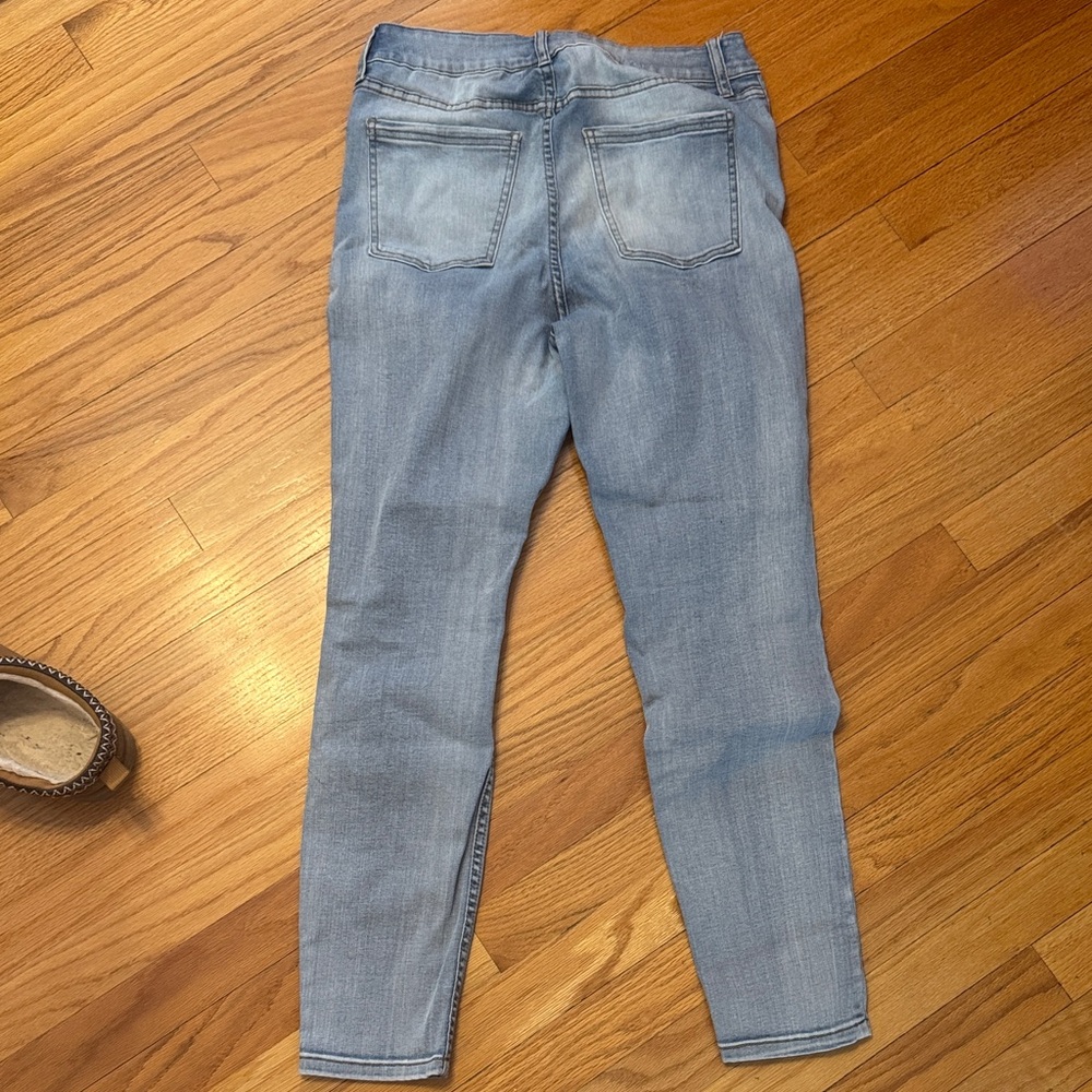 Rewash Light Blue Distressed Skinny Jeans‎ - Picture 5 of 5
